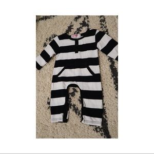 gender neutral striped romper